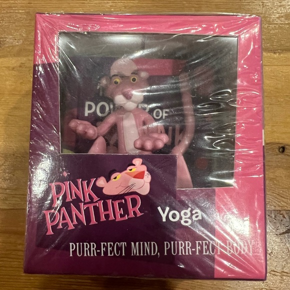 Other - Pink Panther Yoga Figurine